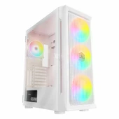 Rampage Prolix White 650W 80+ White USB 3.2 ARGB ATX Mid Tower Beyaz Kasa thumbnail 1