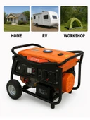 RAPCO WX-6500E BENZİNLİ MARŞLI 4 KW JENERATÖR BAKIR SARGILI - 1