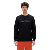 Snow Siyah Crewneck Erkek Baskılı Sweatshirt thumbnail 2