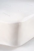 Limon Soft Sıvı Geçirmez Yatak Alezi Jakarlı Fitted Full Kenar Yatak Koruyucu Beyaz - 4