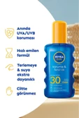 NIVEA SUN SPF30 Koruma Ve Ferahlık Güneş Koruyucu Transparan Vücut Spreyi 200ml,Ter Ve Suya Dayanıklı - 2