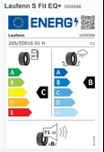 LAUFENN 205/55R16 91H S Fıt Eq+ LK01 Oto Yaz Lastiği (Üretim Yılı: 2024) - 2