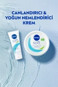 NIVEA Soft Nemlendirici Vücut Bakım Kremi 200ml, Jojoba Yağı, E Vitamini, Yüz Vücut El, Yumuşak Cilt Hissi thumbnail 6