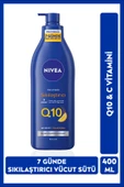 NIVEA Q10 Sıkılaştırıcı Vücut Sütü 400ml, C Vitamini,Kolajen,72 Saat Nemlendirici,Kuru Cilt Tipleri - 1