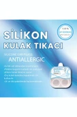 POBLEX Silikon Kulak Tıkacı - Kulak Koruyucu Tıpası Saf Silikon 2'li - 2