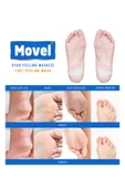 MOVEL Ayak Peeling Maskesi Çorap Tipi Ölü Derileri Soyan Peeling Çorabı Yüz Temizleyici Tonik Hediyeli - 2
