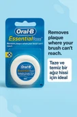 ORAL-B EssentialFloss 50m Mumsuz Diş İpi - Nanesiz Unwaxed Diş Arası Temizleyici - 2