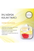 POBLEX Ipli Köpük Kulak Tıkacı - Kulak Koruyucu Tıpası - 3