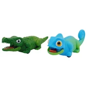 Sürtmeli Sürüngen Hayvanlar 2'li - Timsah & İguana - 1