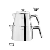 Emsan Tea Time Çaydanlık Takımı Small 0,7 Lt - 1,5 Lt - 6