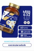 EVOPHARMA Mag632 | Magnezyum Malat, Magnezyum Sitrat, Vitamin B6 (P-5-P), D3k2 Vitamini 60 Kapsül thumbnail 1
