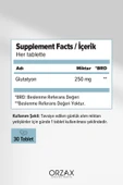 OCEAN Orzax L-glutathione 250 Mg 30 Tablet Takviye Edici Gıda thumbnail 2