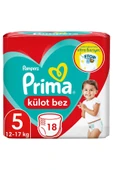 PRİMA Külot Bebek Bezi 5 Beden 18 Adet Junior Tekli Paket thumbnail 1