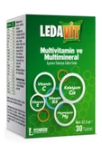 DERMOEXPRESS Ledavit Multivitamin Mineral 30 Tablet (KALSİYUM MAGNEZYUM ÇİNKO DEMİR VB.) thumbnail 3
