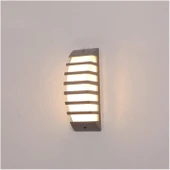 Elektrikle Çalışır, 12 Watt, 3200 Kelvin Gün Işığı Ledli IP65 İç ve Dış Mekan, Bahçe, Balkon Apliği thumbnail 2