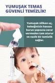 BLUEWELL ORTHOPEDICS PRODUCTS 2'li Şırıngalı Bebek Burun Yıkama Enjektörü Nazal Aspiratör Temizleme Aparatı Silikon Uç ve Şırınga - 4