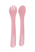 BABYSOFT Baby Soft Çatal Kaşık Seti Pembe - 1