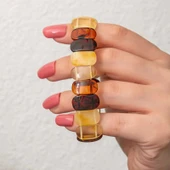 Supertrend Yetişkin Damla Kehribar Bileklik thumbnail 1