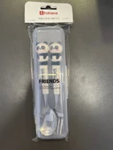 Tohana Çocuk Çatal Kaşık Seti 2 Parça Beyaz - 1