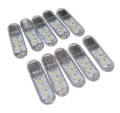 10 Adet Taşınabilir Mini USB Led Lamba Işık Gece Okuma Lambası Kamp Stick Led thumbnail 1