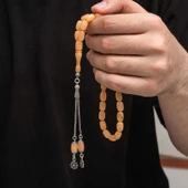 Supertrend Gümüş Püskül Sıkma Kehribar Tesbih thumbnail 2