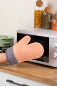 Porsima 3137-1 Silikon Yanmaz Yapışmaz Fırın Eldiveni Pudra thumbnail 2