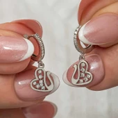 Supertrend Gümüş Sallantılı Kuğu Kadın Küpe thumbnail 1