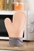 Porsima 3137-1 Silikon Yanmaz Yapışmaz Fırın Eldiveni Pudra thumbnail 3