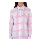 Kadın Mor Uzun Kollu Gömlek 2185849 thumbnail 5