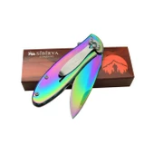 Sibirya Ayı Desenli Rainbow Çakı thumbnail 2