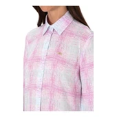 Kadın Mor Uzun Kollu Gömlek 2185849 thumbnail 7