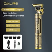 PS-033 Çelik Kasa Profesyonel T-bıçak Saç Sakal Ense Ve Çizim Tıraş Makinesi thumbnail 4