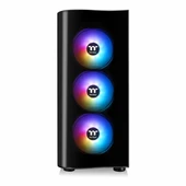 Thermaltake View 23 TG USB 3.2 ARGB ATX Mid Tower Siyah Kasa thumbnail 2