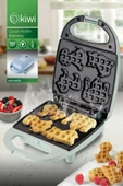 Kiwi Ksm-2407K Çocuk Waffle Makinesi - Yeşil - 1