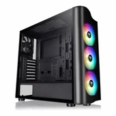 Thermaltake View 23 TG USB 3.2 ARGB ATX Mid Tower Siyah Kasa thumbnail 3