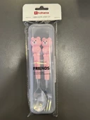 Tohana Çocuk Çatal Kaşık Seti 2 Parça Pembe - 1