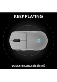 Logitech Pro 2 Lightspeed Kablosuz Beyaz Gaming Mouse (910-007303) - 7