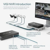 TP-Link VIGI NVR1016H 16 Kanal NVR Kamera Kayıt Cihazı - 4