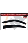MKM Renault Megane 1 4'lü Mugen Cam Rüzgarlığı 1995-2003 thumbnail 1