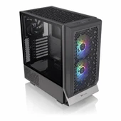 Thermaltake Ceres 300 TG USB 3.2 ARGB ATX Mid Tower Siyah Kasa thumbnail 3