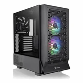Thermaltake Ceres 330 TG USB 3.2 ARGB eATX Mid Tower Siyah Kasa thumbnail 1