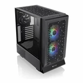 Thermaltake Ceres 330 TG USB 3.2 ARGB eATX Mid Tower Siyah Kasa thumbnail 3