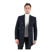 Erkek Kruvaze Kaşe Kaban - 3