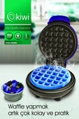Kiwi Ksm-2400W Yapışmaz Plakalı Mini Waffle Makinesi - 5