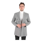 Erkek Kruvaze Kaşe Kaban - 2