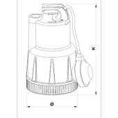 Sumak 0.85 HP 370W Drenaj Dalgıç Pompa (SDF5) thumbnail 3
