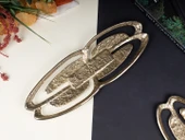 FESTIVE OVAL MEYVELIK GOLD 36X14 CM - 2
