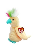 TY Beanie Babies Pompom Krem Kakadu 20 cm Peluş Oyuncak | Orijinal TY Kuş Peluş | Yumuşak & Renkli Koleksiyon Oyuncağı - 6