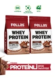 Fellas Protein Tozu 1050g - Çikolata Aromalı (525g) x 2 thumbnail 1