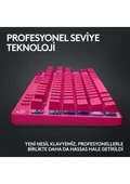 Logitech G Pro X TKL Lıghtspeed RGB Oyuncu Klavyesi - Pembe - 8